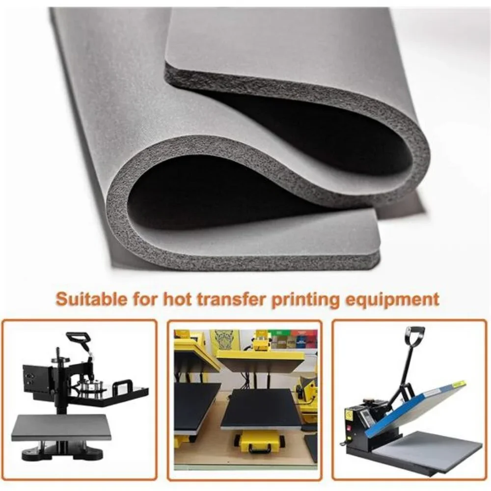 15x12in Silicone Mat for Heat Press 0.33Inch Thickest for Heat Transfer Machine